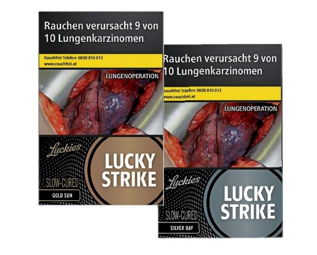 Die Standardpackungen der Luckies machen den Preisschritt von 5,00 auf 5,20 Euro.